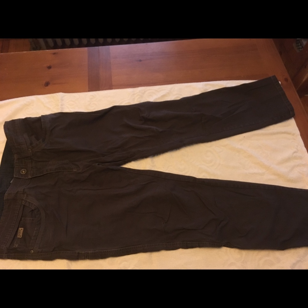Kuhl Kanvus pants, dark brown, size 36x30